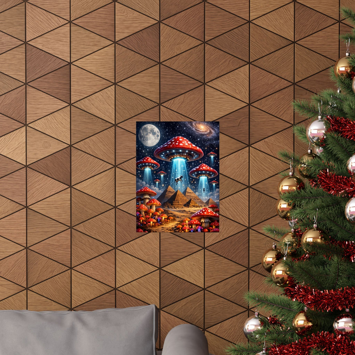 Mushroom Mothership Poster