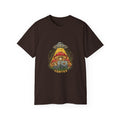 Mushroom UFO Vortex Tee — Retro Psychedelic Alien Abduction Graphic T-Shirt Printify