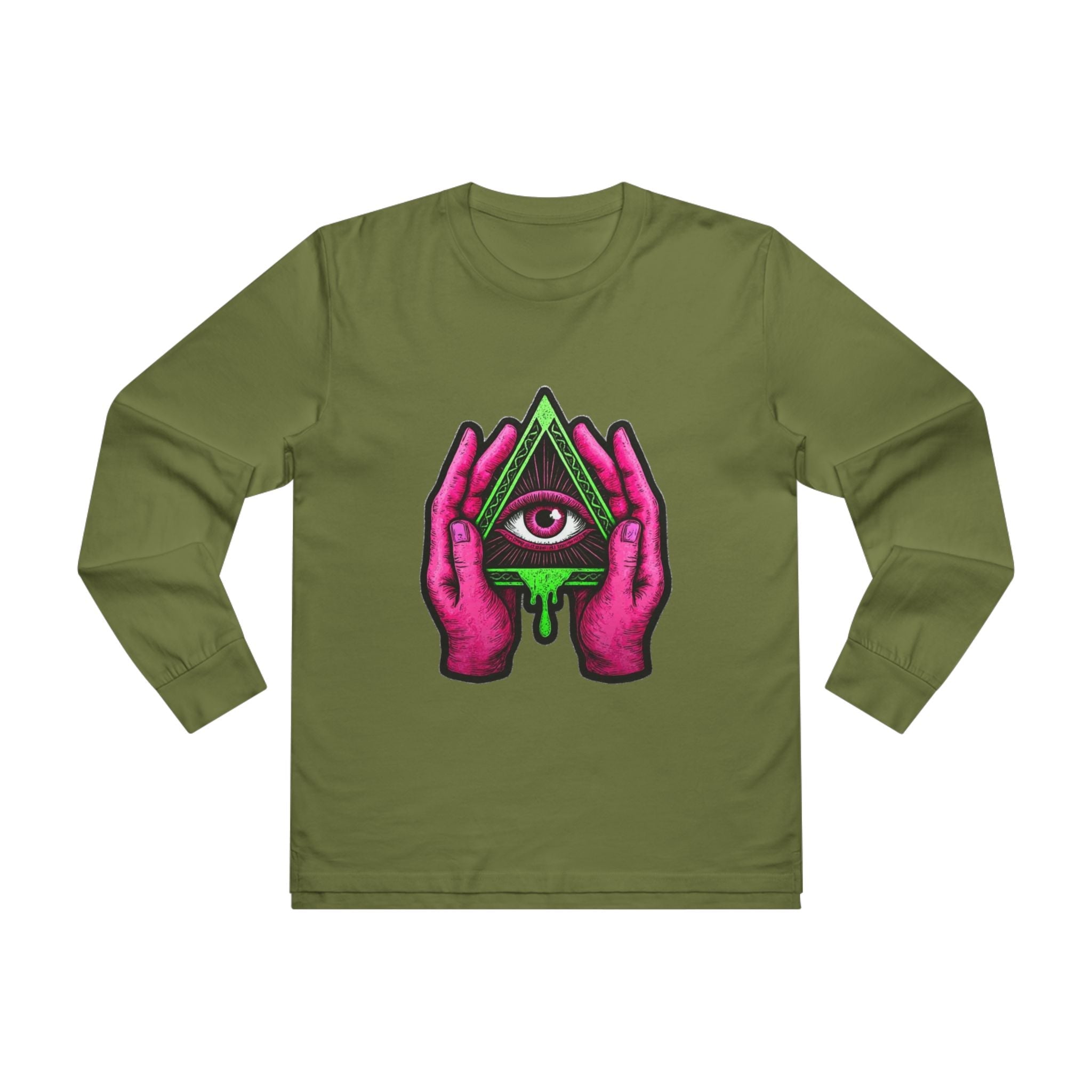 Neon Mystic Eye Long Sleeve Printify