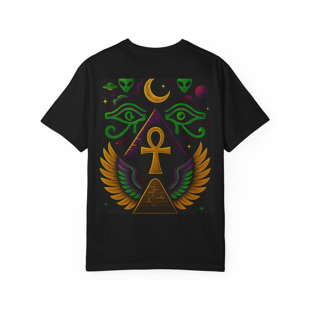 Mystical Ankh Graphic T-Shirt, Unisex Tee, Spiritual Gift, Unique Fashion, Festival Wear, Everyday Comfort Printify