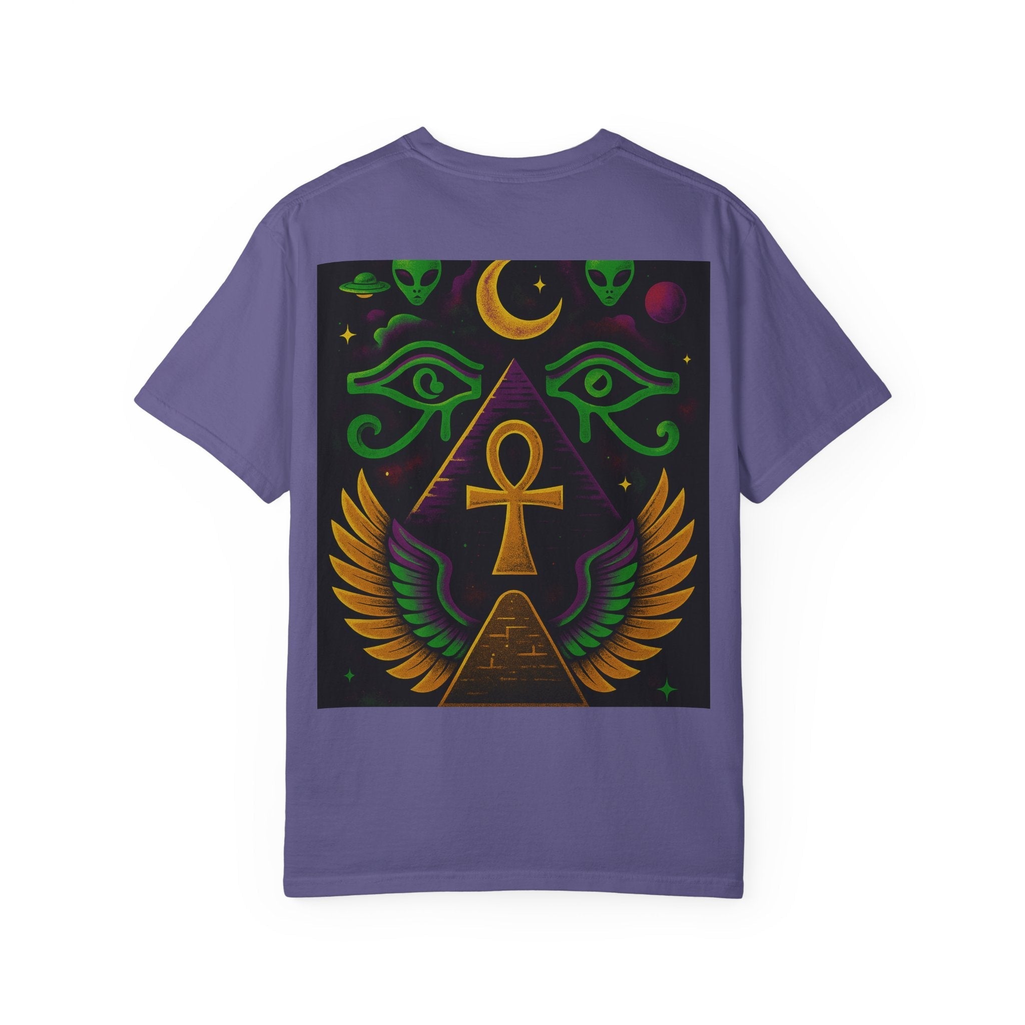 Mystical Ankh Graphic T-Shirt, Unisex Tee, Spiritual Gift, Unique Fashion, Festival Wear, Everyday Comfort Printify