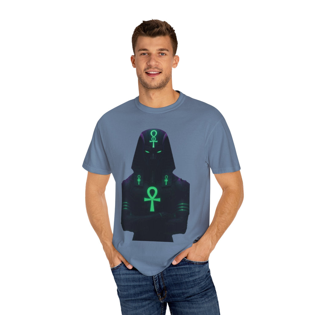 Mystical Ankh Graphic T-Shirt, Unisex Tee, Spiritual Gift, Unique Fashion, Festival Wear, Everyday Comfort Printify