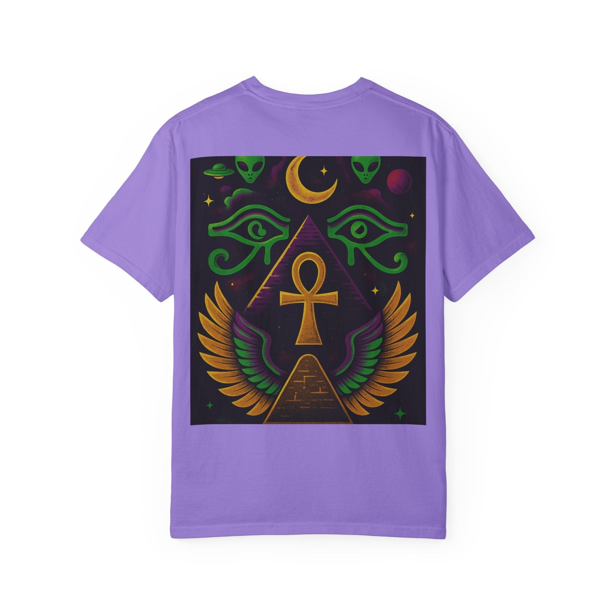 Mystical Ankh Graphic T-Shirt, Unisex Tee, Spiritual Gift, Unique Fashion, Festival Wear, Everyday Comfort Printify
