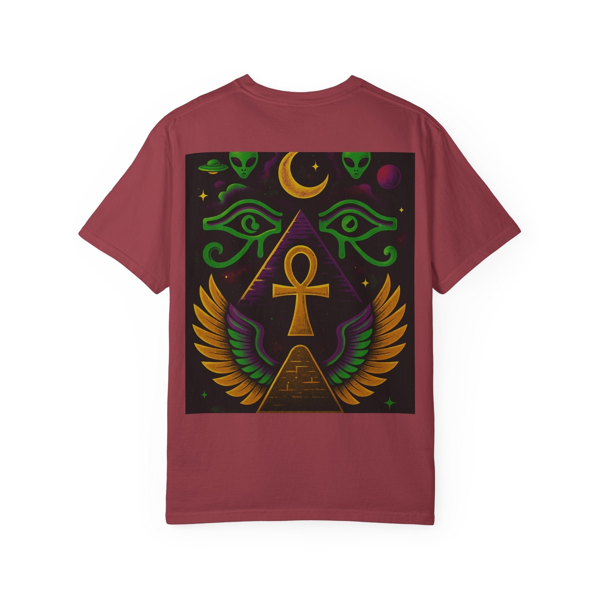 Mystical Ankh Graphic T-Shirt, Unisex Tee, Spiritual Gift, Unique Fashion, Festival Wear, Everyday Comfort Printify