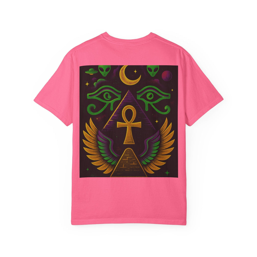 Mystical Ankh Graphic T-Shirt, Unisex Tee, Spiritual Gift, Unique Fashion, Festival Wear, Everyday Comfort Printify