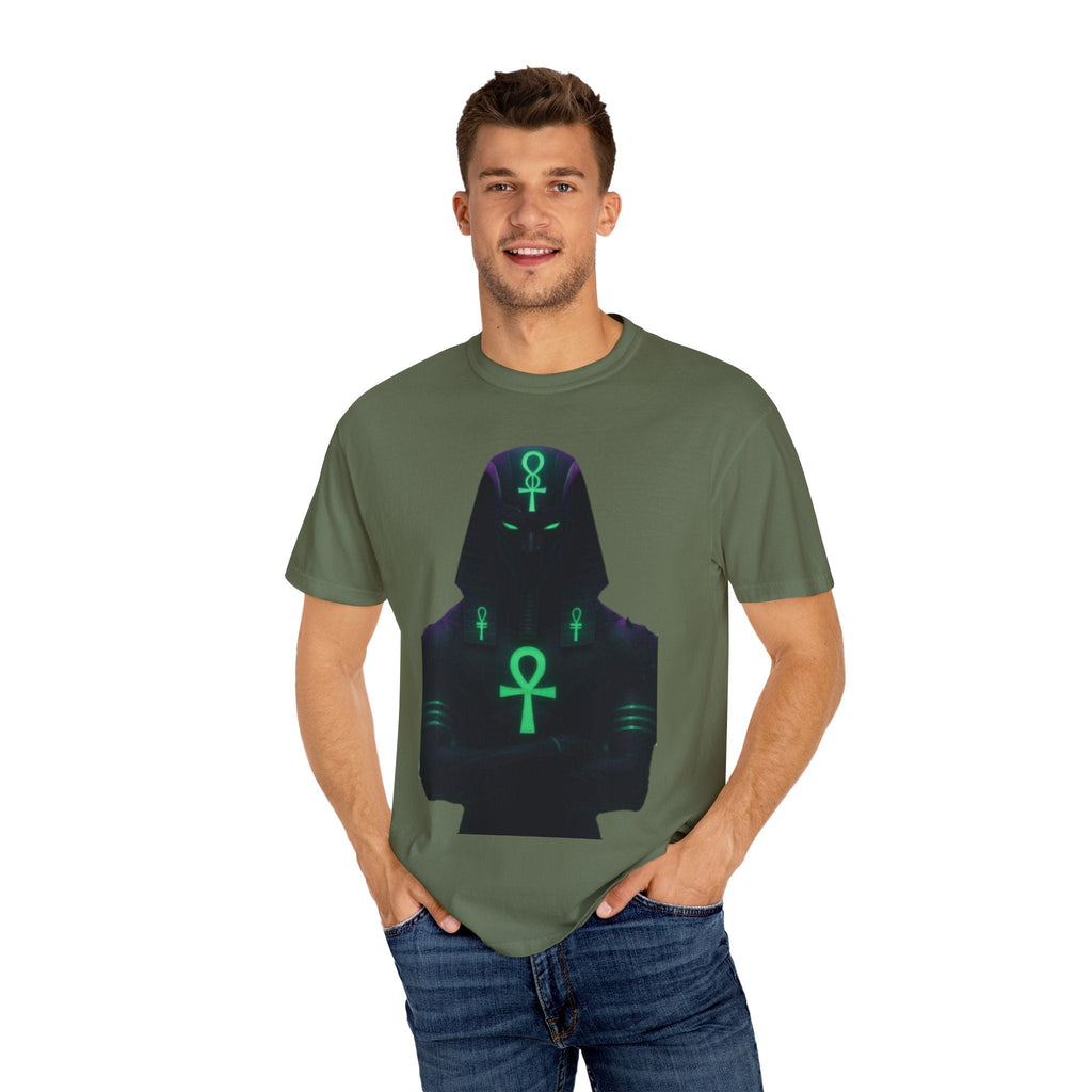 Mystical Ankh Graphic T-Shirt, Unisex Tee, Spiritual Gift, Unique Fashion, Festival Wear, Everyday Comfort Printify