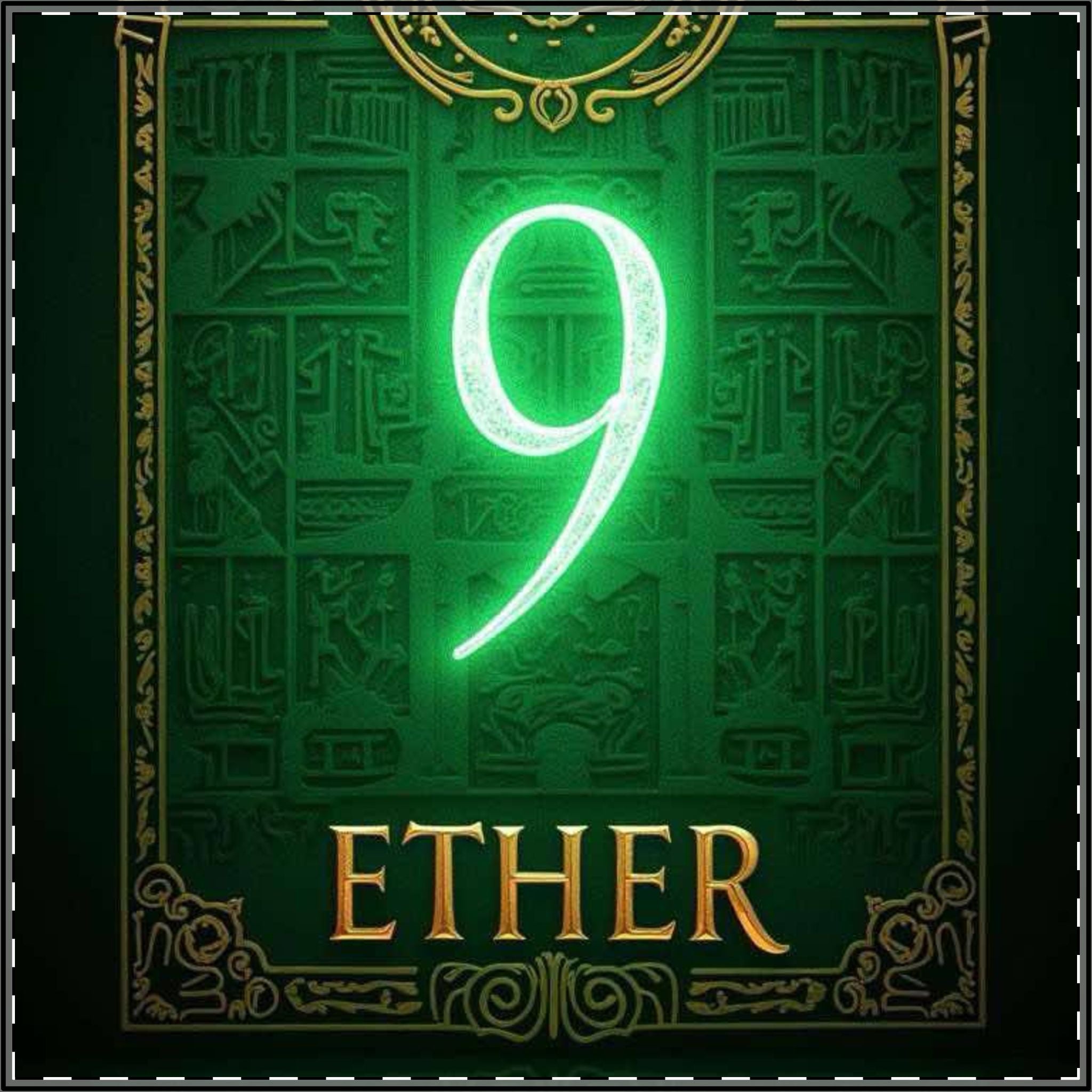 Mystical Satin Poster - 'ETHER 9' Wall Art for Fantasy Lovers Printify