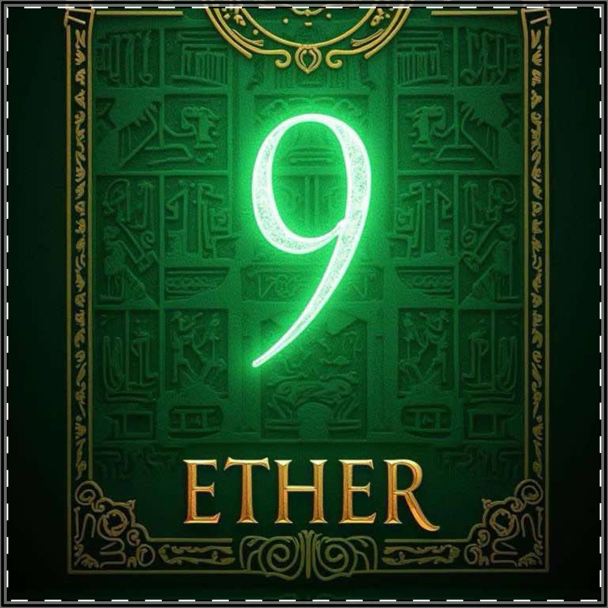 Mystical Satin Poster - 'ETHER 9' Wall Art for Fantasy Lovers Printify