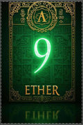 Mystical Satin Poster - 'ETHER 9' Wall Art for Fantasy Lovers Printify