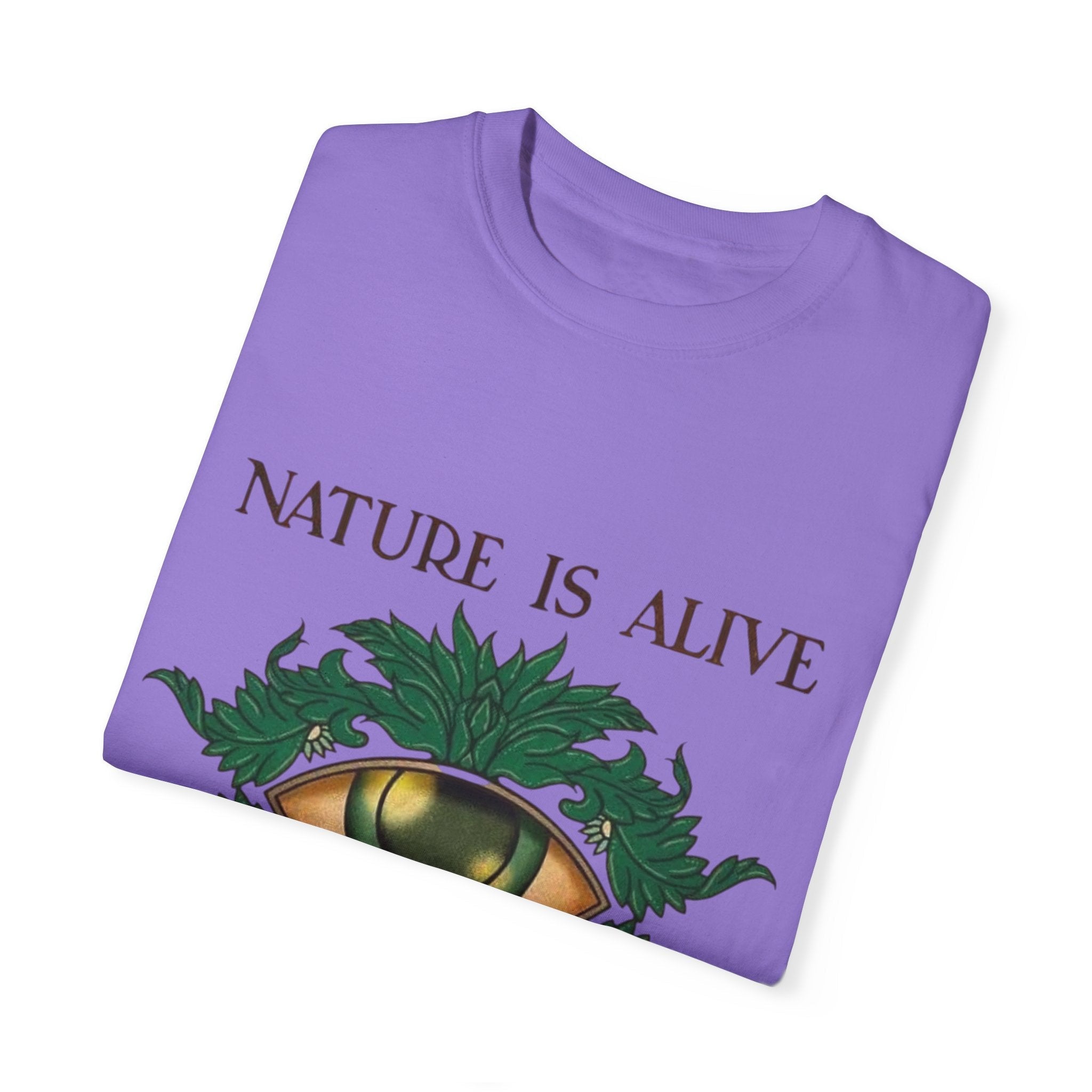 Nature Is Alive Graphic Tee – Eye of Nature Unisex T-Shirt Printify
