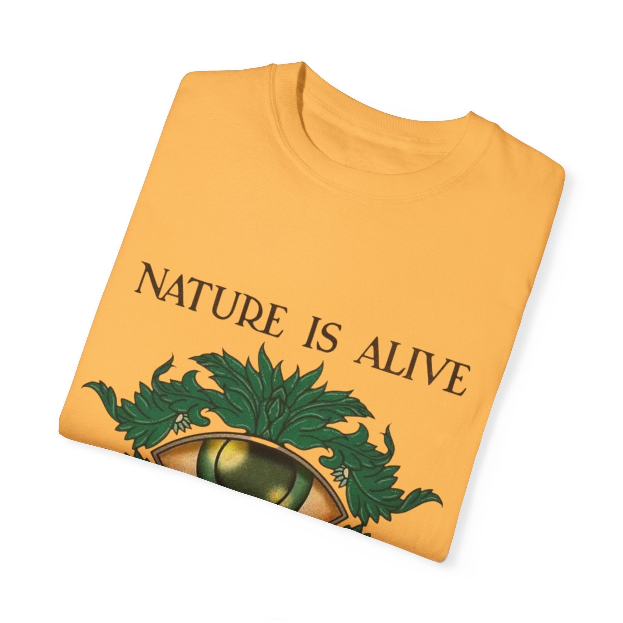 Nature Is Alive Graphic Tee – Eye of Nature Unisex T-Shirt Printify