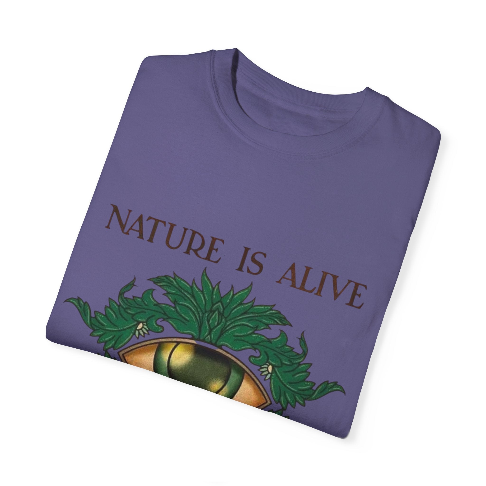Nature Is Alive Graphic Tee – Eye of Nature Unisex T-Shirt Printify