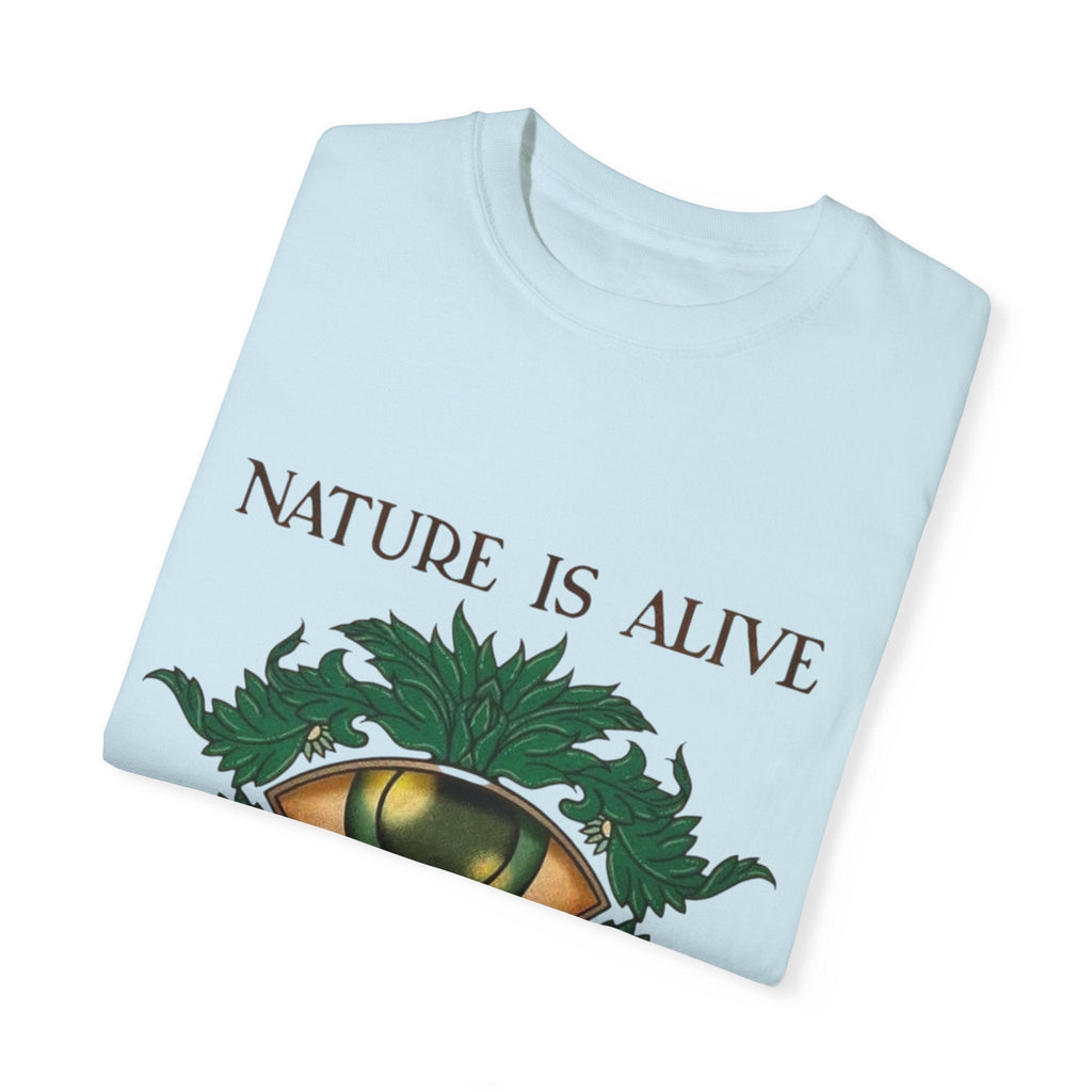 Nature Is Alive Graphic Tee – Eye of Nature Unisex T-Shirt Printify