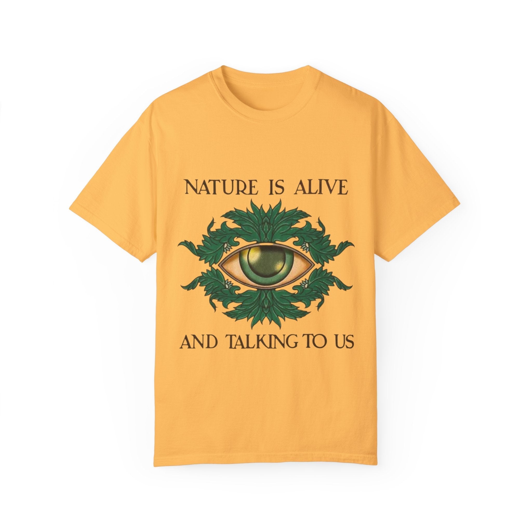 Nature Is Alive Graphic Tee – Eye of Nature Unisex T-Shirt Printify