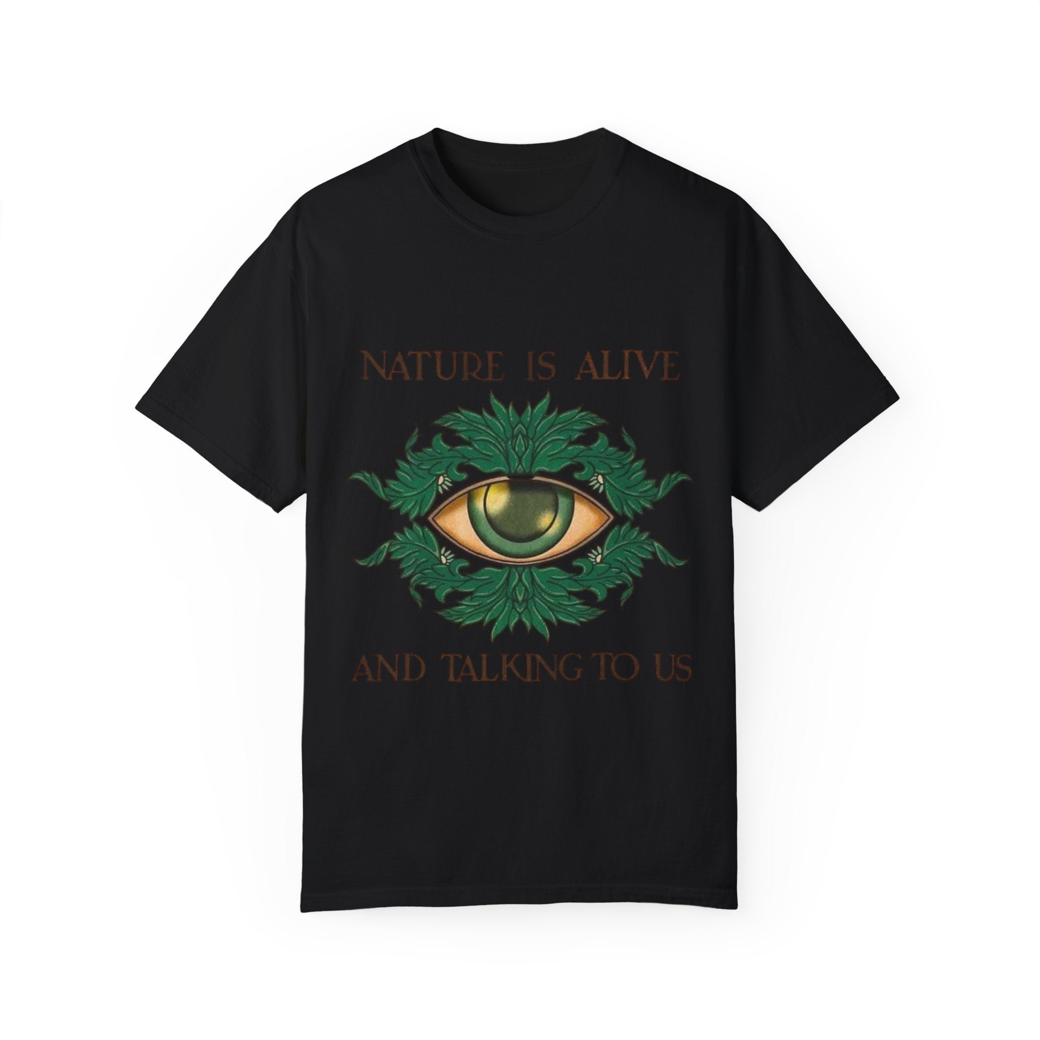 Nature Is Alive Graphic Tee – Eye of Nature Unisex T-Shirt Printify