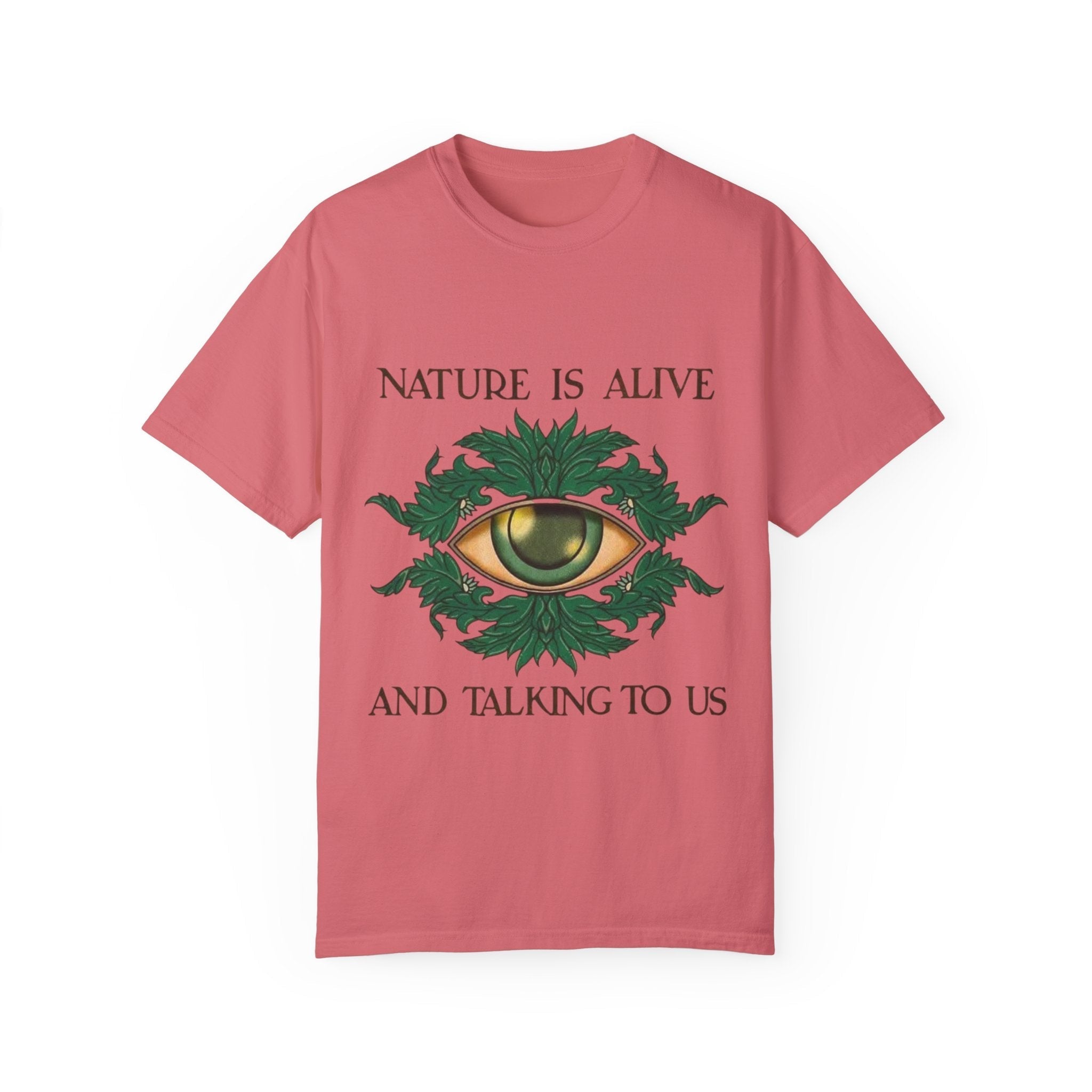 Nature Is Alive Graphic Tee – Eye of Nature Unisex T-Shirt Printify