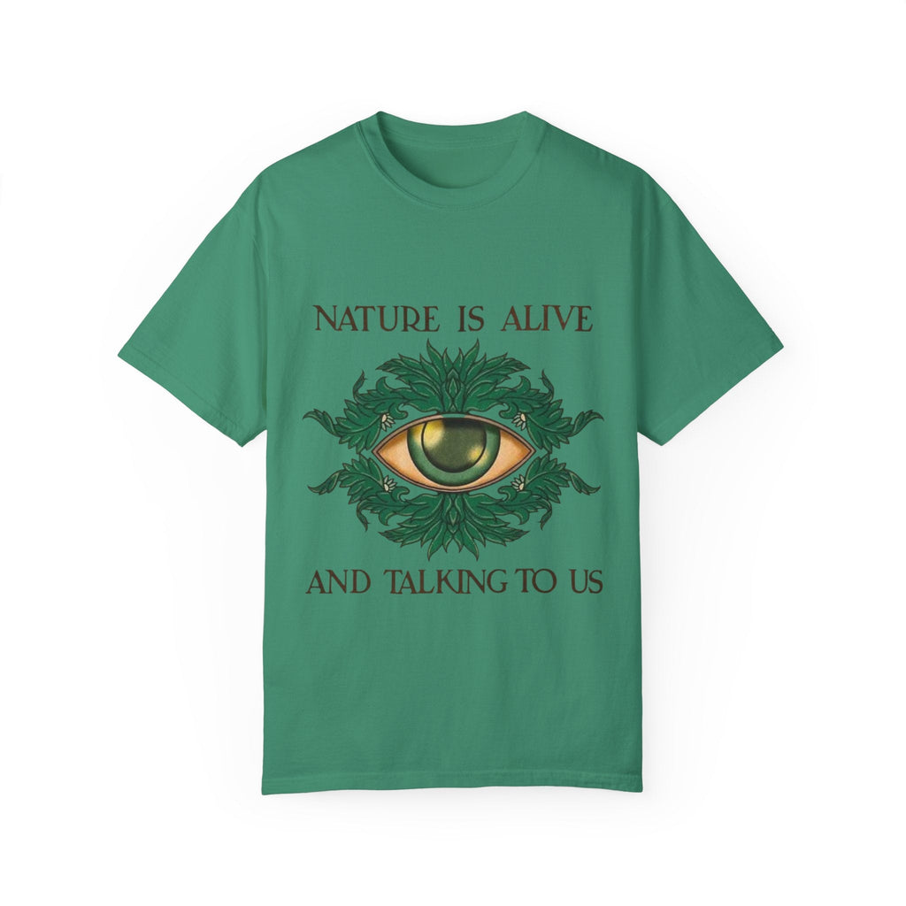 Nature Is Alive Graphic Tee – Eye of Nature Unisex T-Shirt Printify