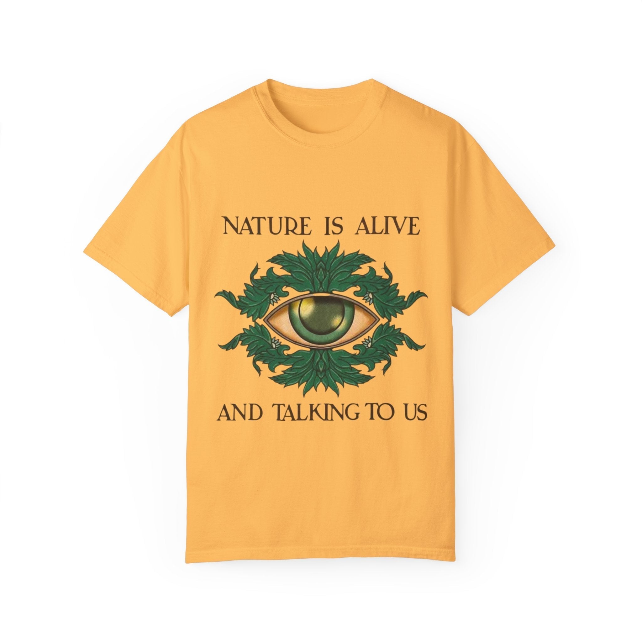 Nature Is Alive Graphic Tee – Eye of Nature Unisex T-Shirt Printify