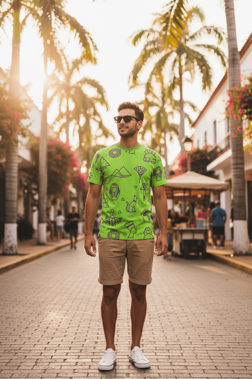 Lime Egypt AOP — Summer Vacation Fit