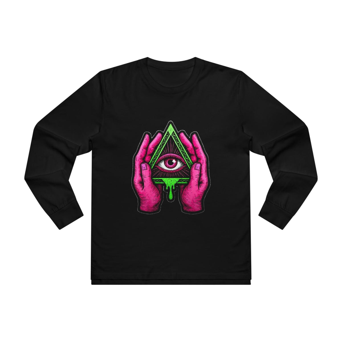 Neon Mystic Eye Long Sleeve Printify