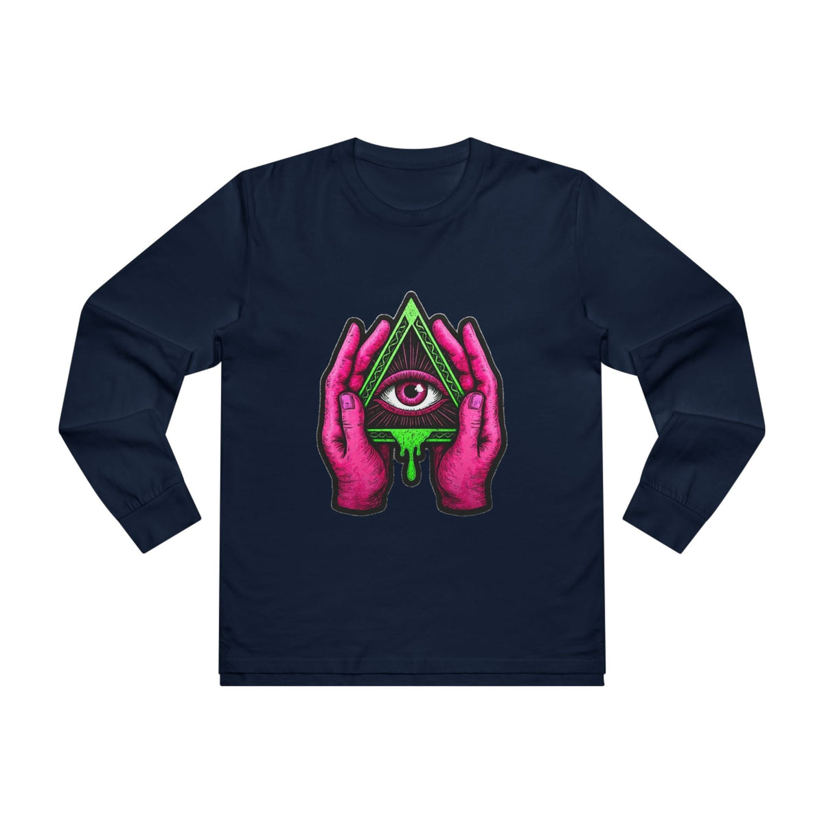 Neon Mystic Eye Long Sleeve Printify