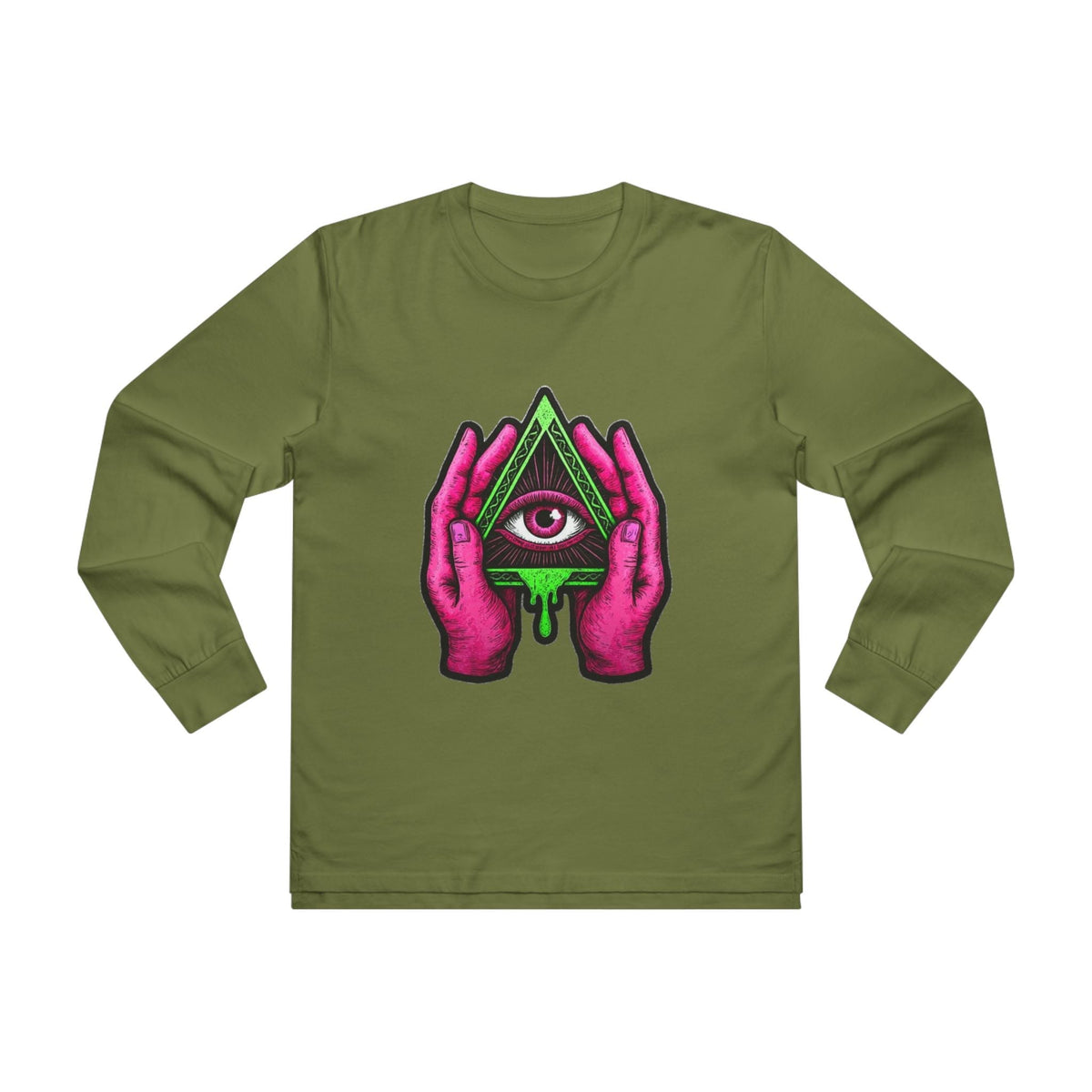 Neon Mystic Eye Long Sleeve Printify