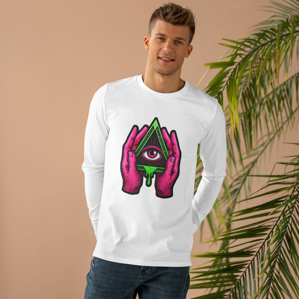 Neon Mystic Eye Long Sleeve Printify
