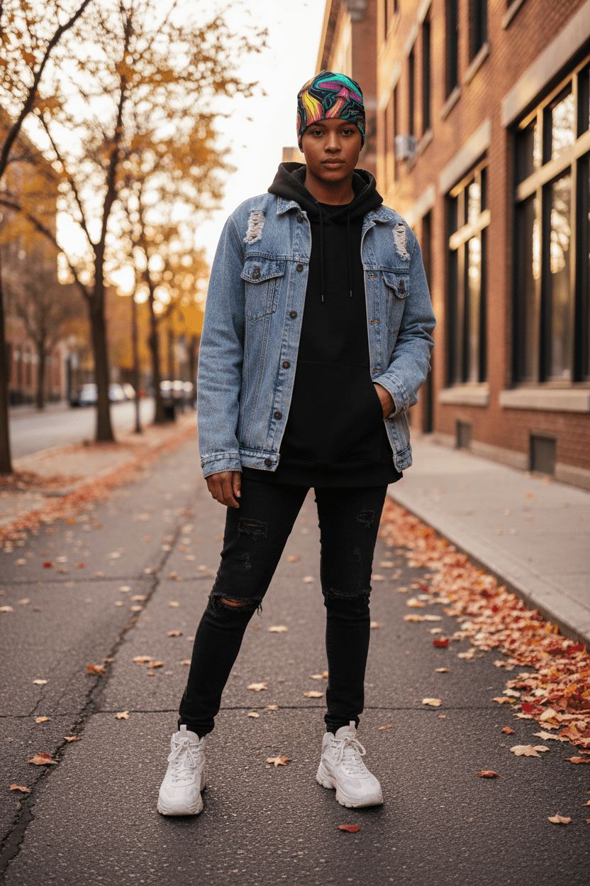 Mushroom Beanie Fall Streetwear Lifestyle