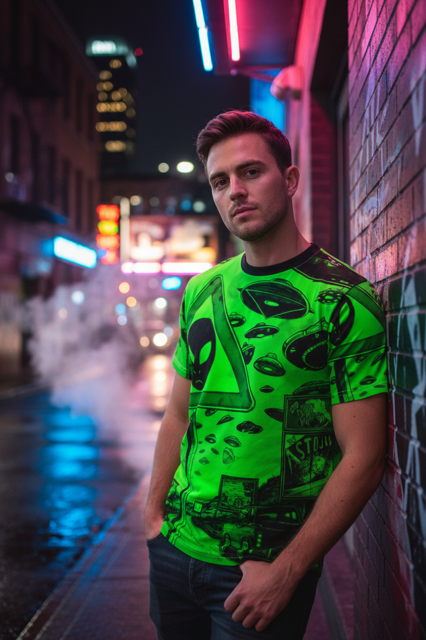 Night neon setting
