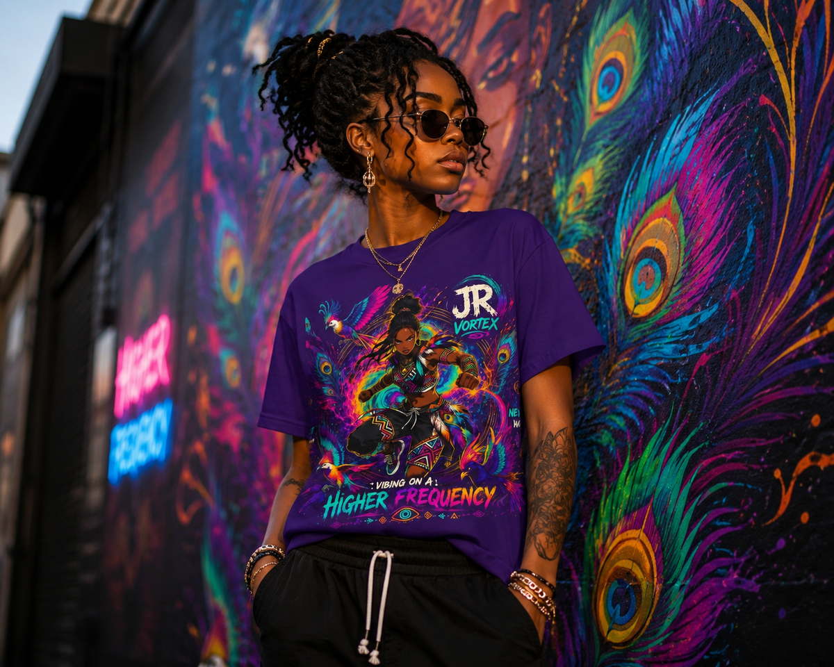 Not From Here Warrior Tee — JR Vortex Limited Edition     Not From Here Warrior Tee (Limited Edition)