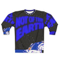 Not Of This Earth All-Over Print Sweatshirt | Cosmic Streetwear Crewneck Printify