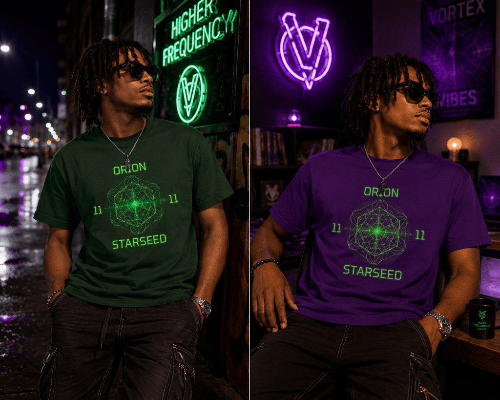 ORION STARSEED Tee – Vibing on a Higher Frequency | JR Vortex