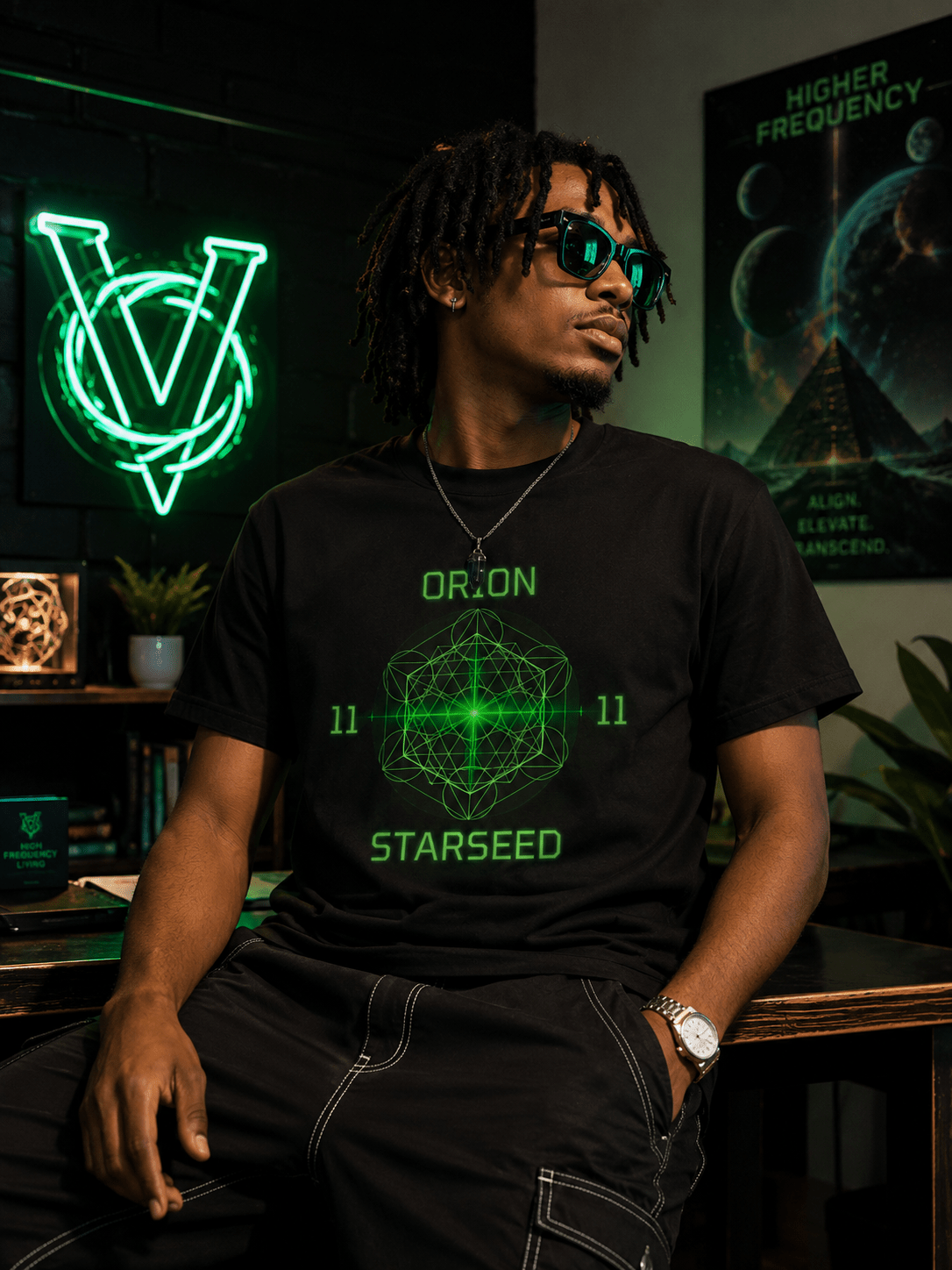 ORION STARSEED Tee – Vibing on a Higher Frequency | JR Vortex