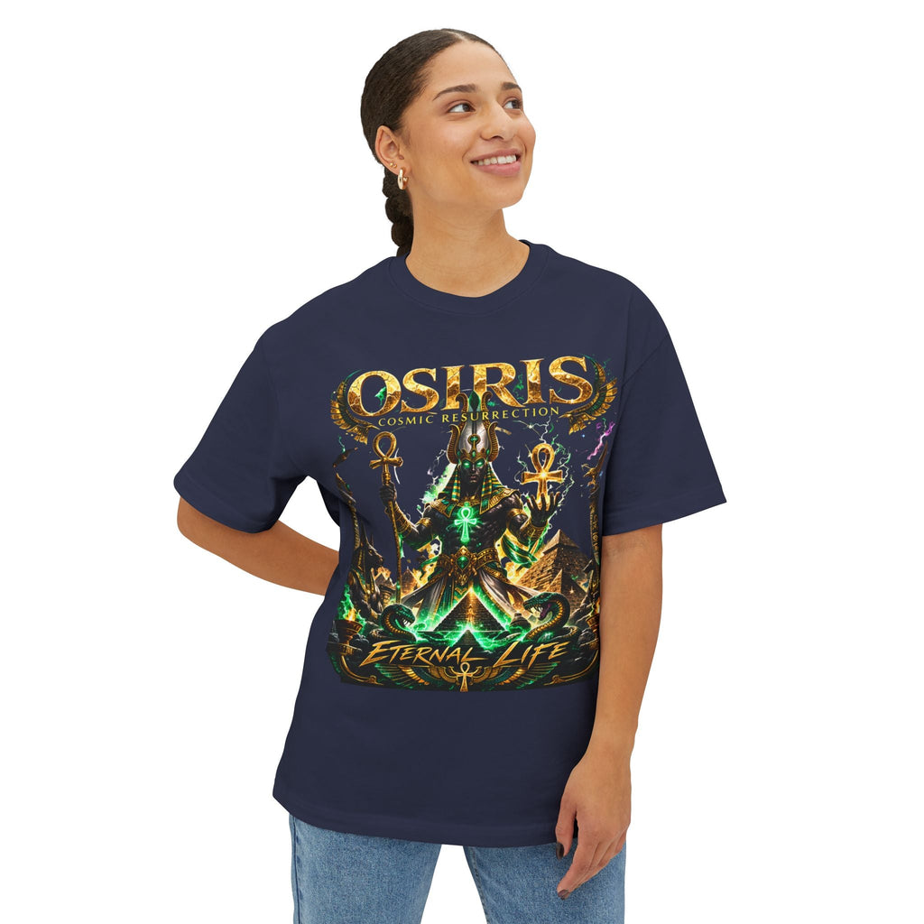 Osiris Cosmic Resurrection Tee — Eternal Life Egyptian God
