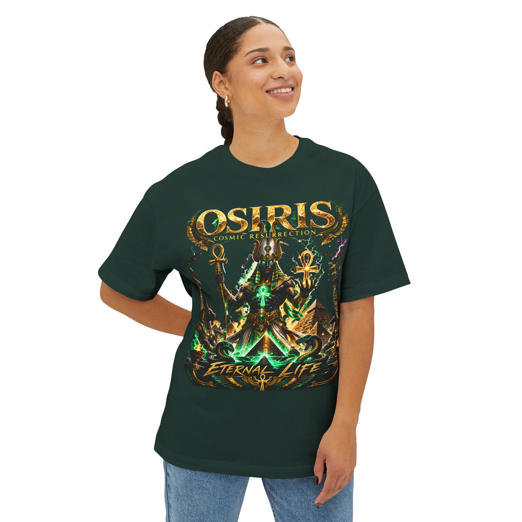 Osiris Cosmic Resurrection Tee — Eternal Life Egyptian God