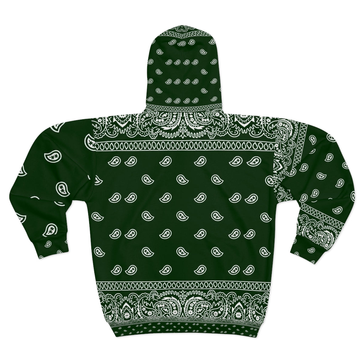Paisley Bandana AOP Zip Hoodie