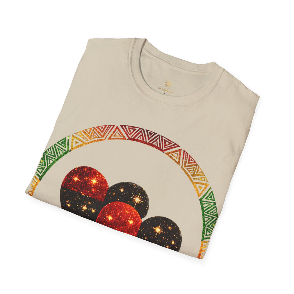 Pan-African Heart Tee - Unity Heritage Graphic T-Shirt