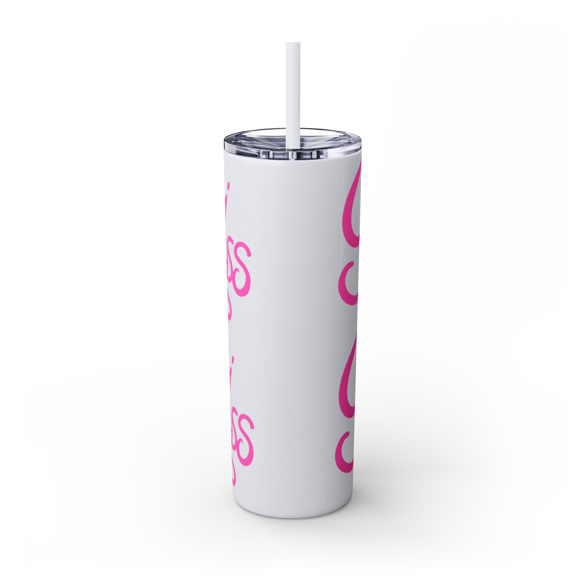 Personalized Skinny Tumbler with Straw, Cute Princess Design, Travel Cup, Gift for Her, Birthday Party Favor, Summer Vibes, Toddler Approved
