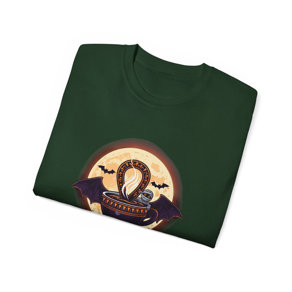 Pharaoh's Brew Unisex Tee | Halloween Shirt, Goth Apparel, Unique Gift, Casual Wear, Vintage Style T-Shirt🎃 Printify