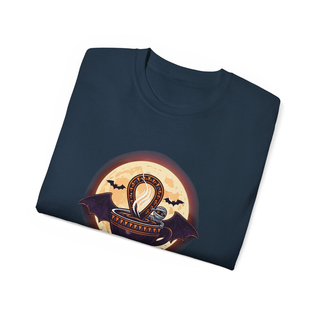 Pharaoh's Brew Unisex Tee | Halloween Shirt, Goth Apparel, Unique Gift, Casual Wear, Vintage Style T-Shirt🎃 Printify