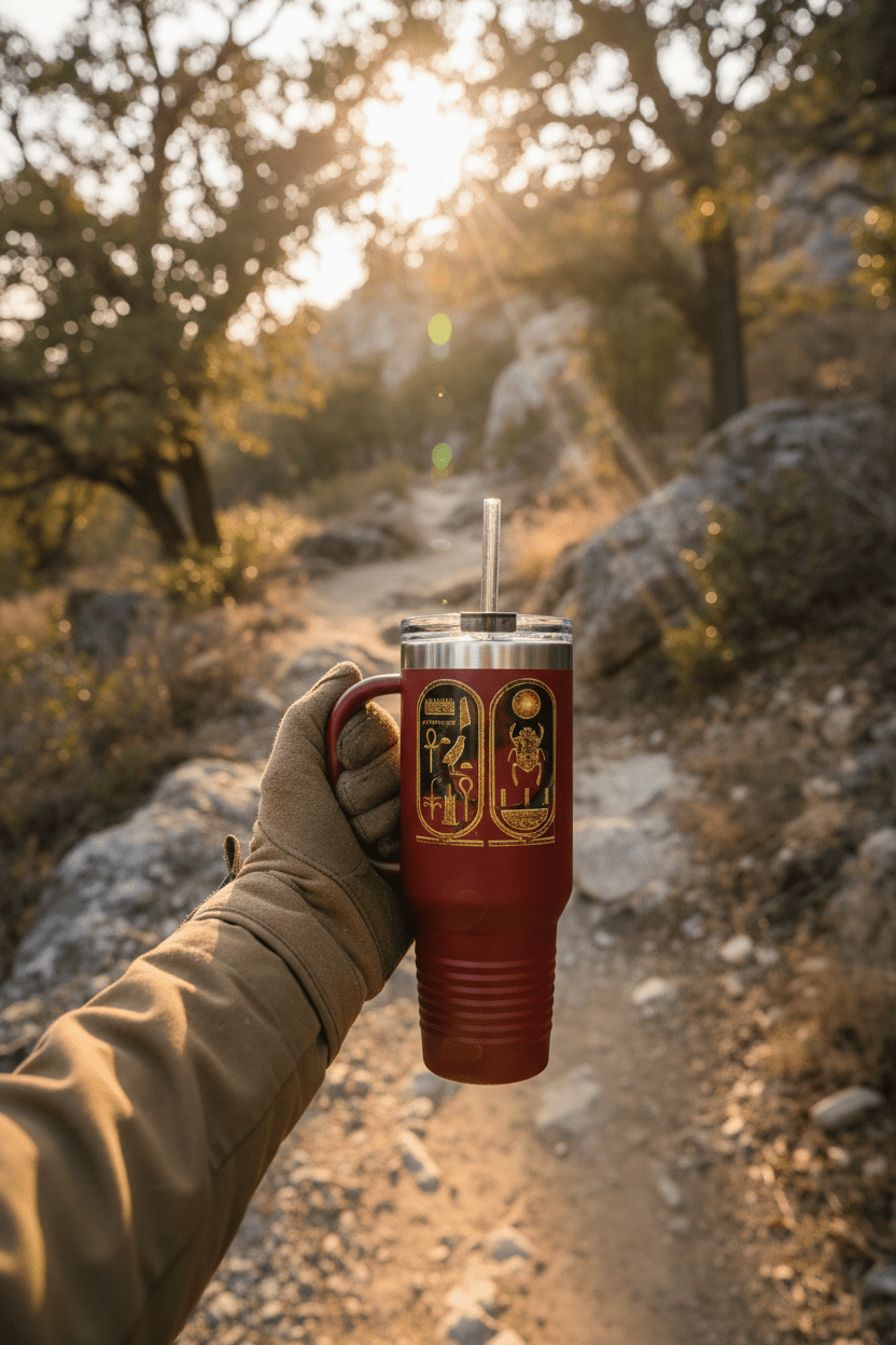 Insulated Travel Mug — Hiking Trail