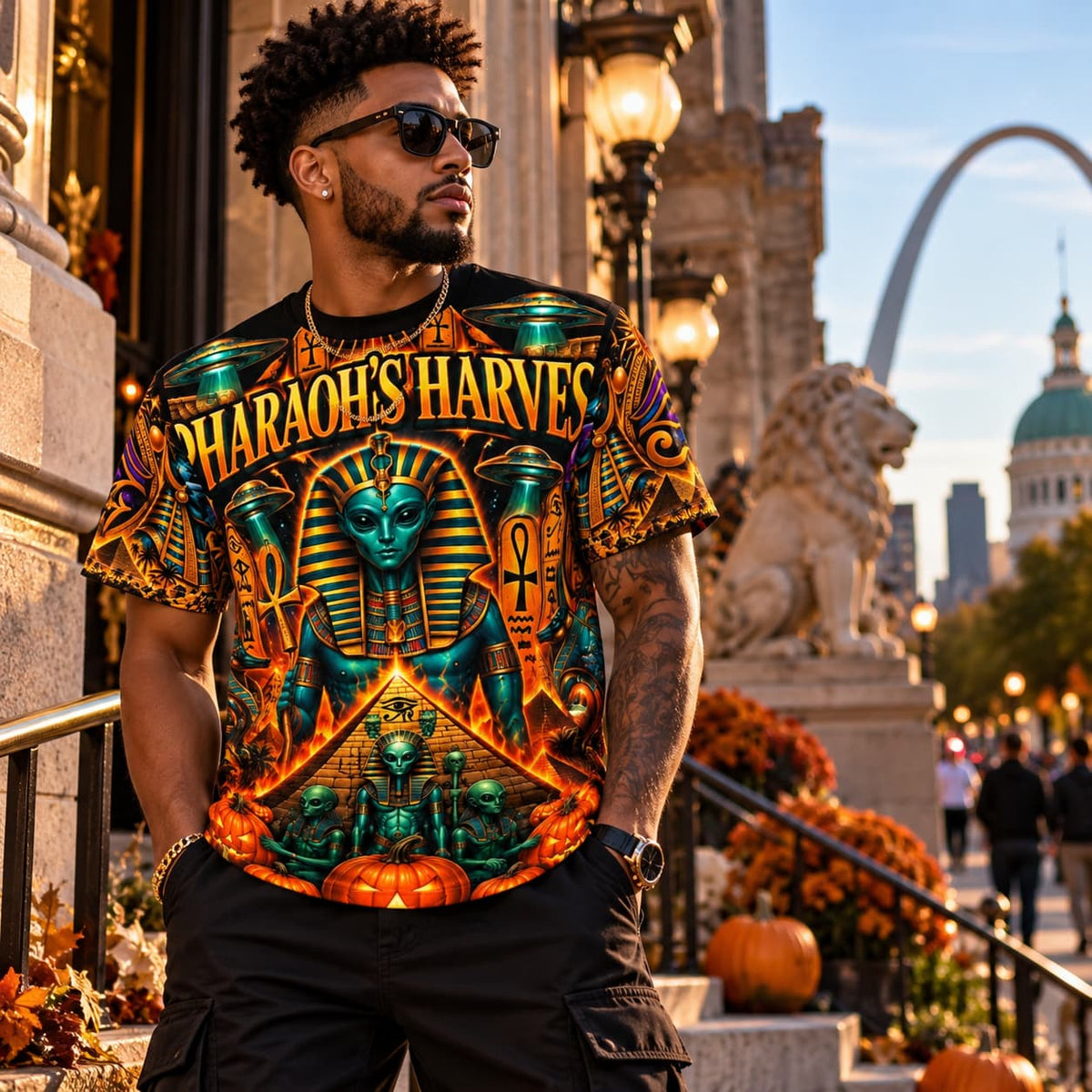 Pharaoh's Harvest All-Over Print Tee