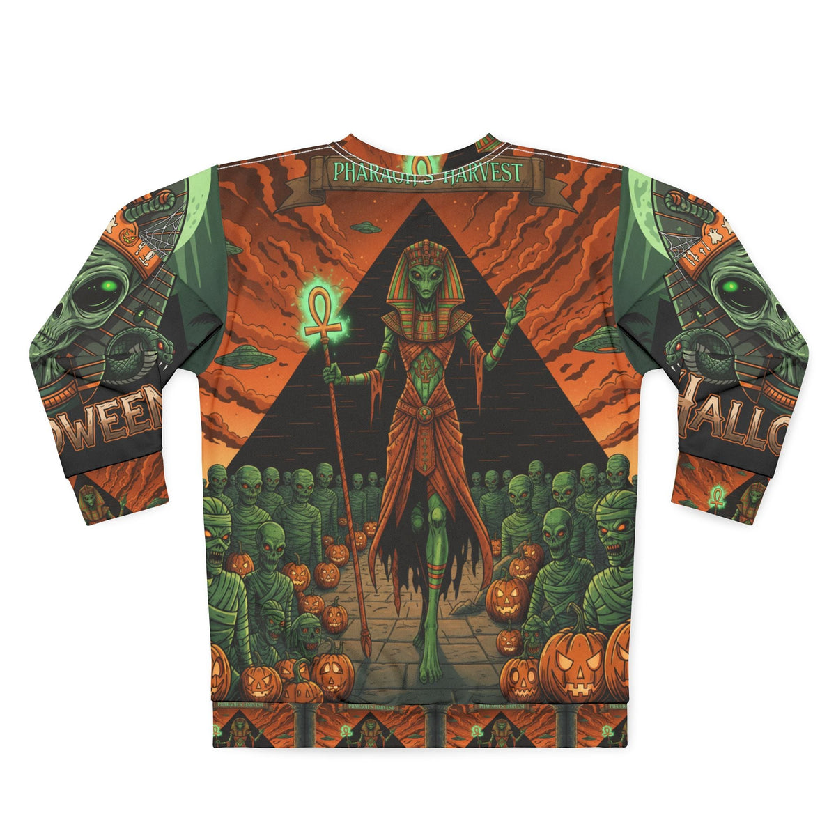 Unisex Sweatshirt (AOP)🎃 Printify
