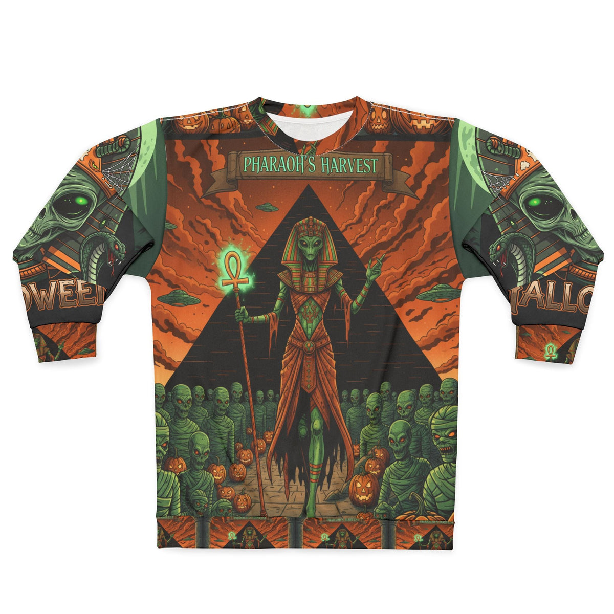 Unisex Sweatshirt (AOP)🎃 Printify