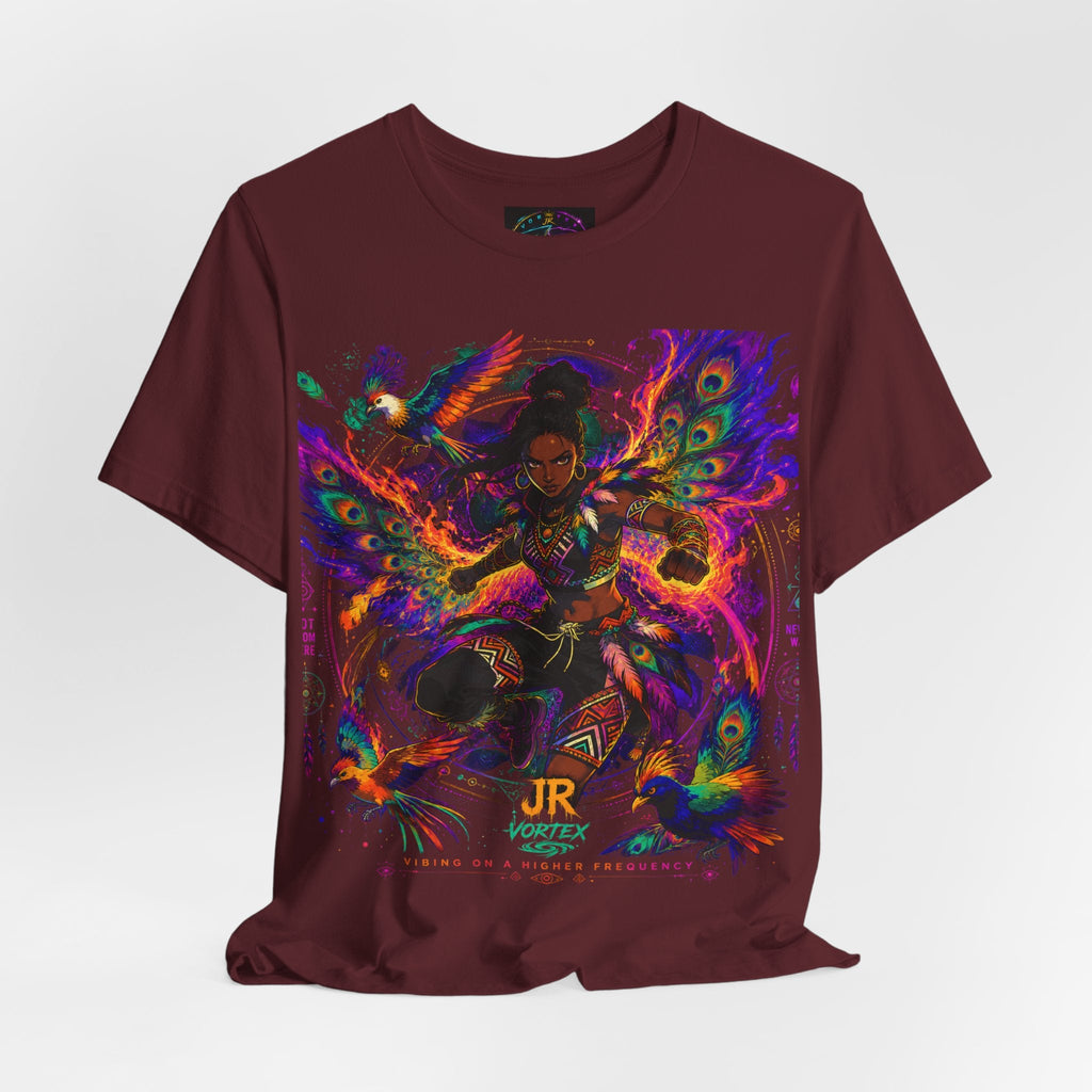 Phoenix Warrior Tee — JR Vortex Ancient Frequency Limited Edition.