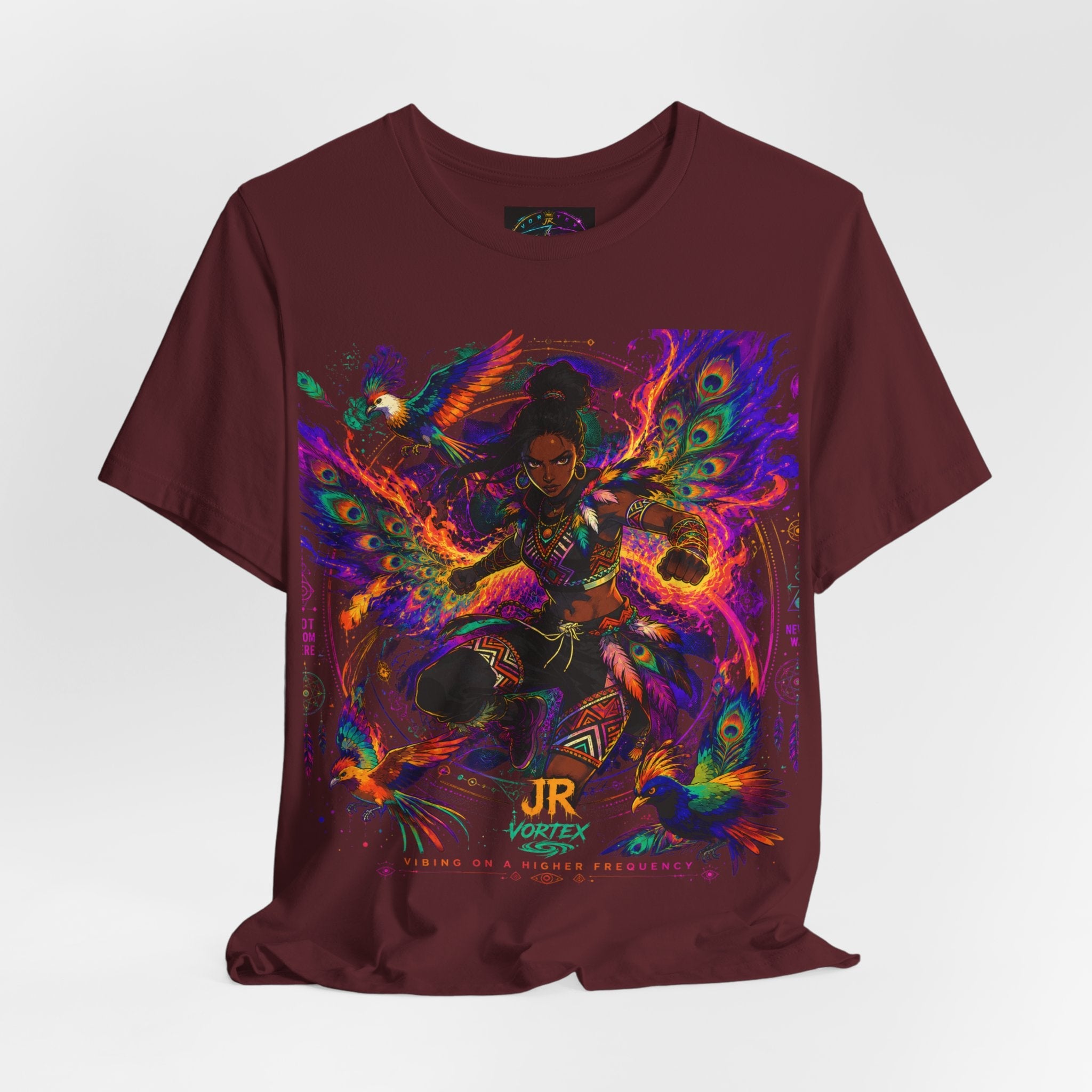 Phoenix Warrior Tee — JR Vortex Ancient Frequency Limited Edition.