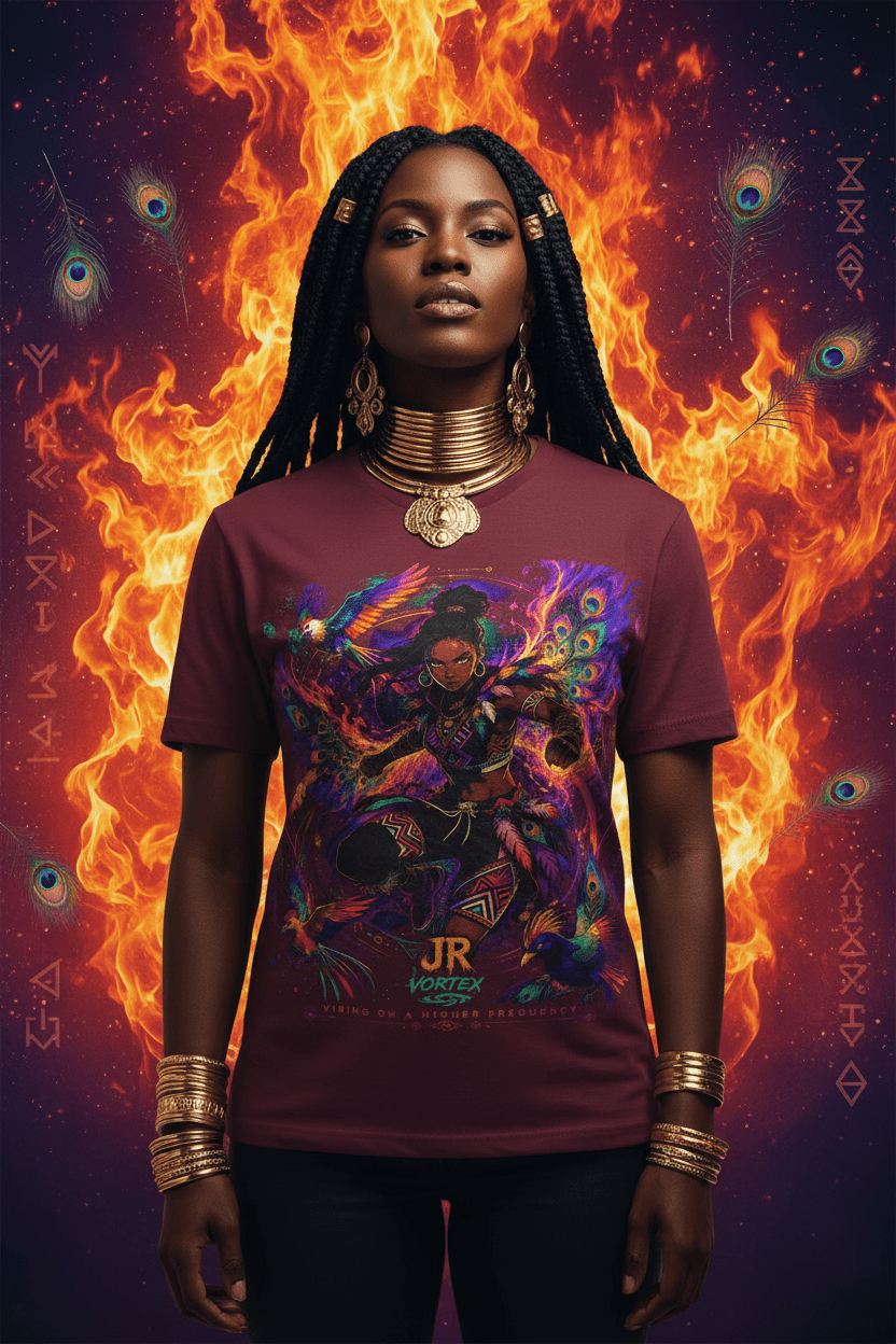 Ancient Frequency Tee — Afrofuturist Editorial