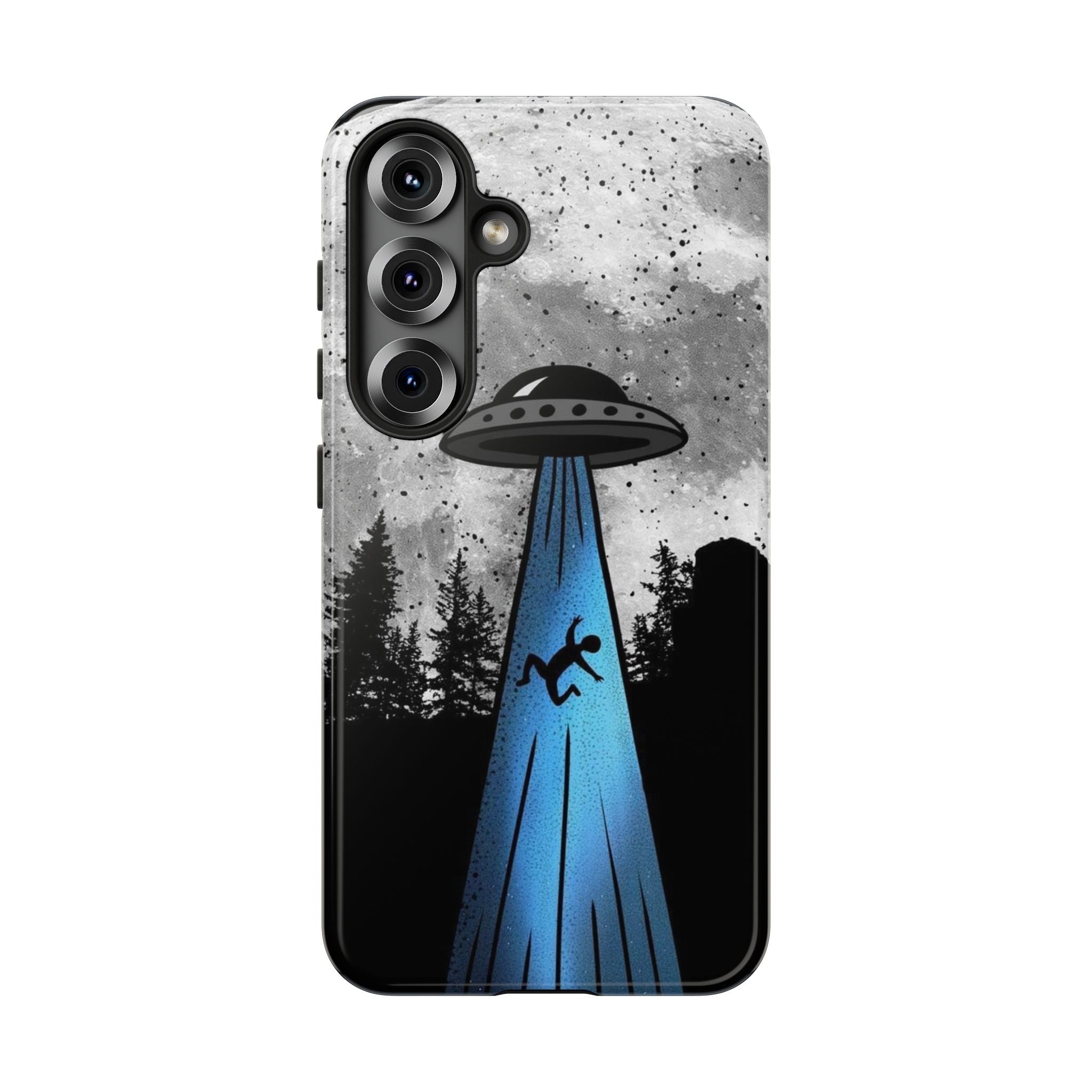 UFO Abduction Moonlight Phone Case – Alien Sci-Fi Cosmic Design Printify