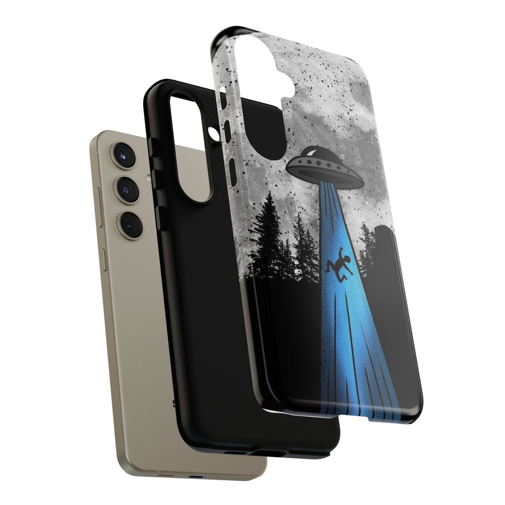UFO Abduction Moonlight Phone Case – Alien Sci-Fi Cosmic Design Printify
