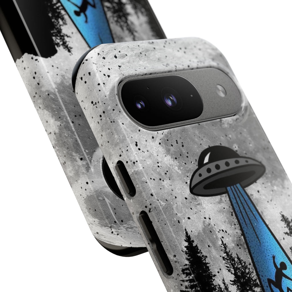 UFO Abduction Moonlight Phone Case – Alien Sci-Fi Cosmic Design Printify